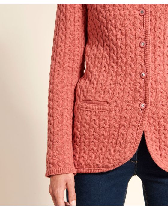 Cardigan 80% laine d'agneau