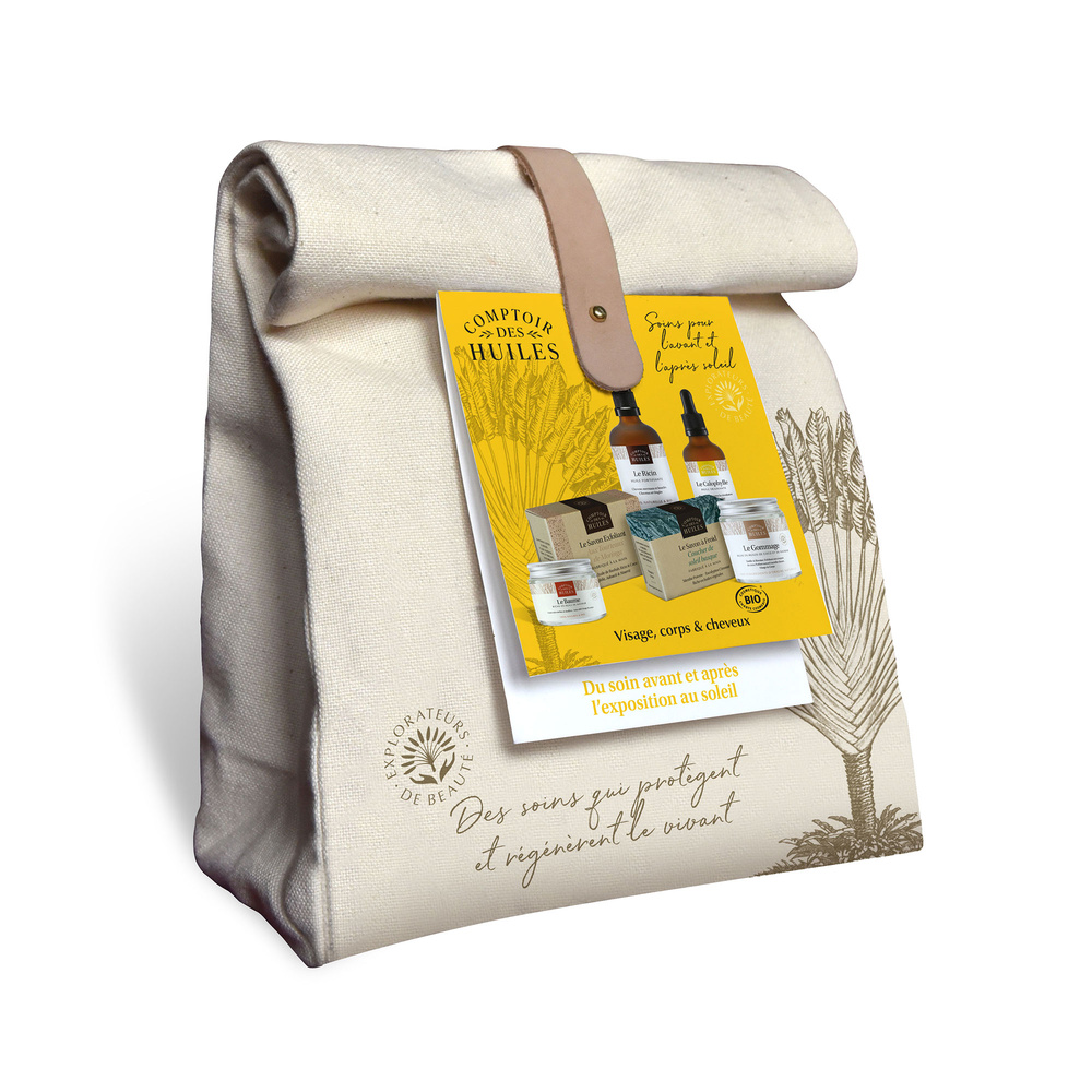 comptoir des huiles Coffret BIO - Soins Avant/Après Soleil Pack soins