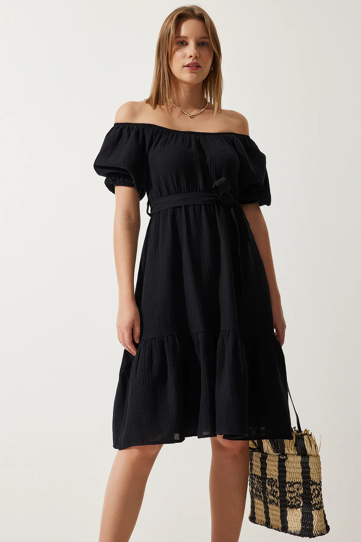 Happiness İstanbul  Kleid - Schwarz - A-Linie