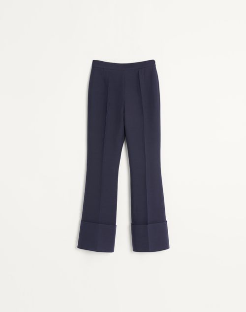 Pantalon en crêpe couture