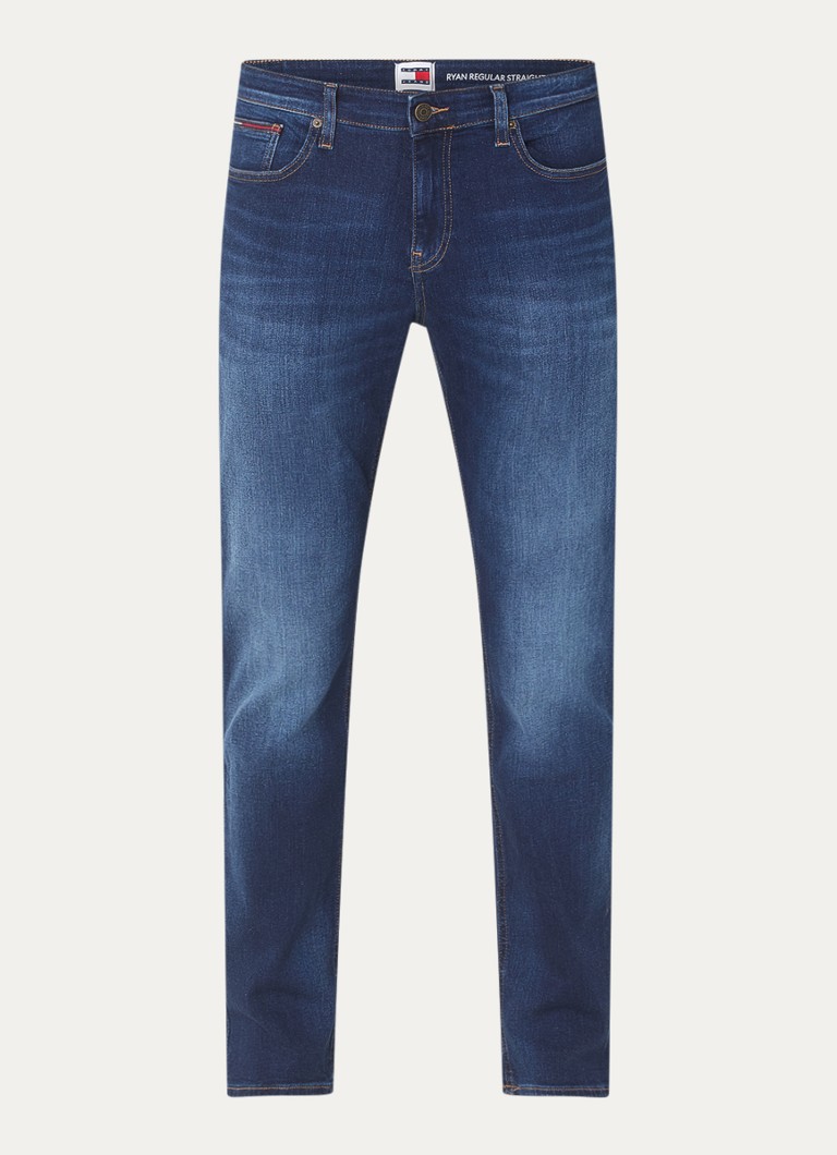 Tommy Hilfiger Ryan -slim fit -farkut, joissa tumma pesu