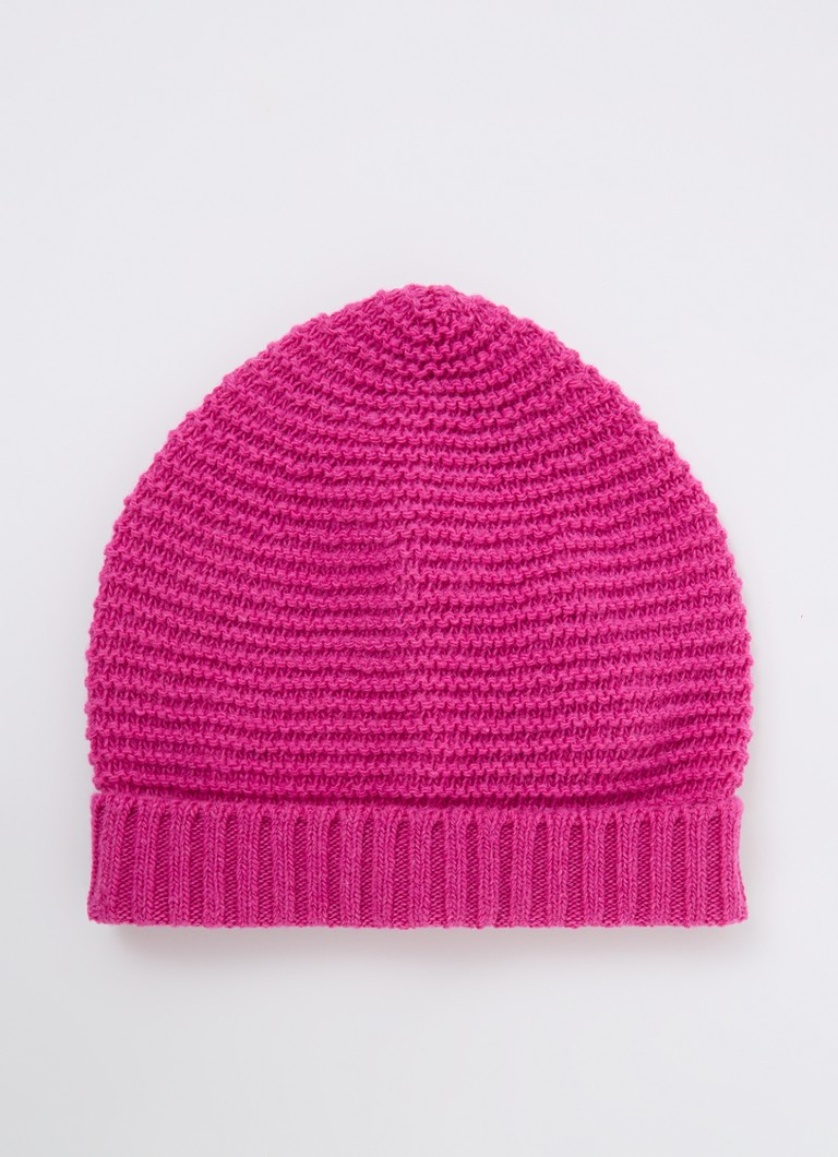 Benetton Rib-knit hat in wool blend