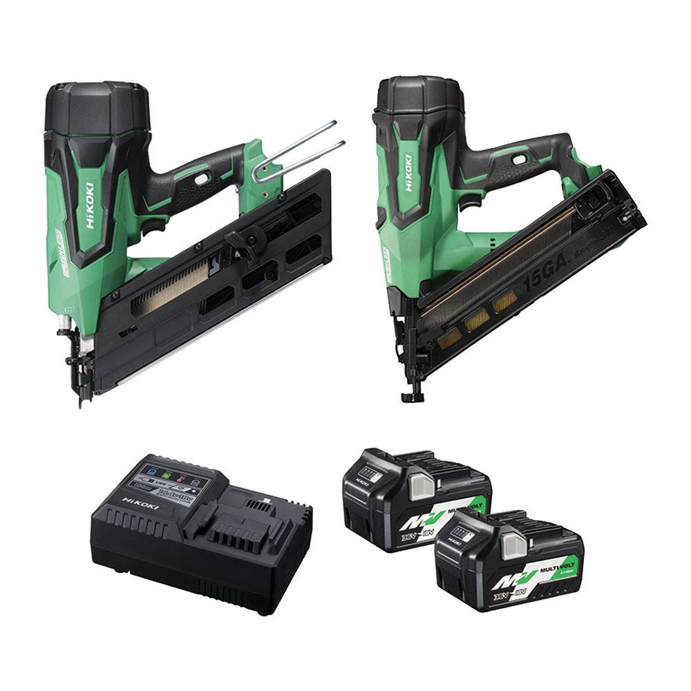 HiKOKI Pacote de baterias brushless de 18V, 2 peças, 2 x 2,5/5,0 Ah NR1890DBCL(PMZ)