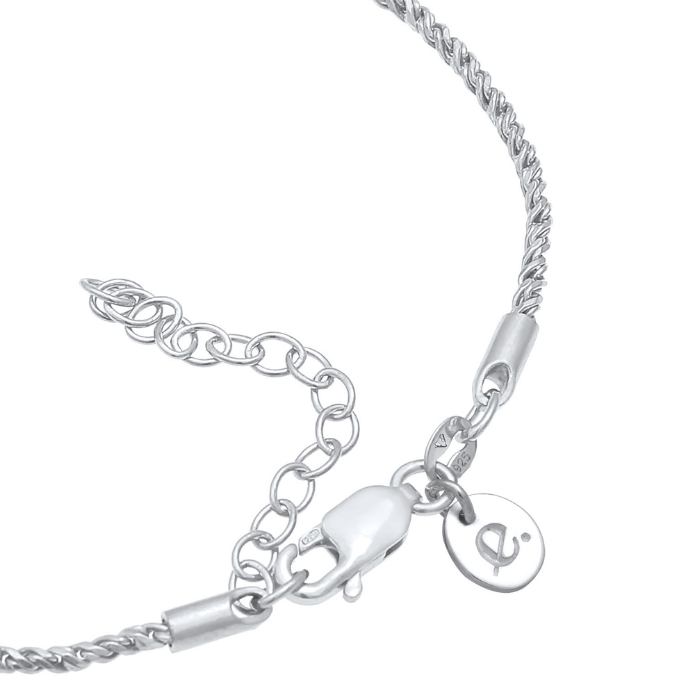 Elli PREMIUM Elli PREMIUM Bracelet Collier pour dames en cordon torsadé tendance réglable en a Bracelet
