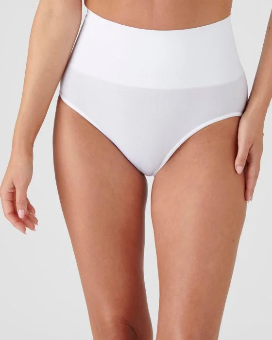 Lot de 2 culottes sans couture taille haute effet ventre plat