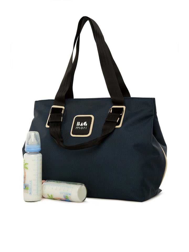 BAGmori Wickeltasche - Schultertasche in Marineblau günstig kaufen onesize