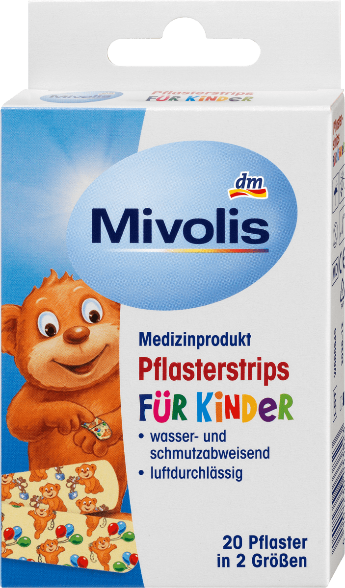 Pflasterstrips für Kinder, 20 St