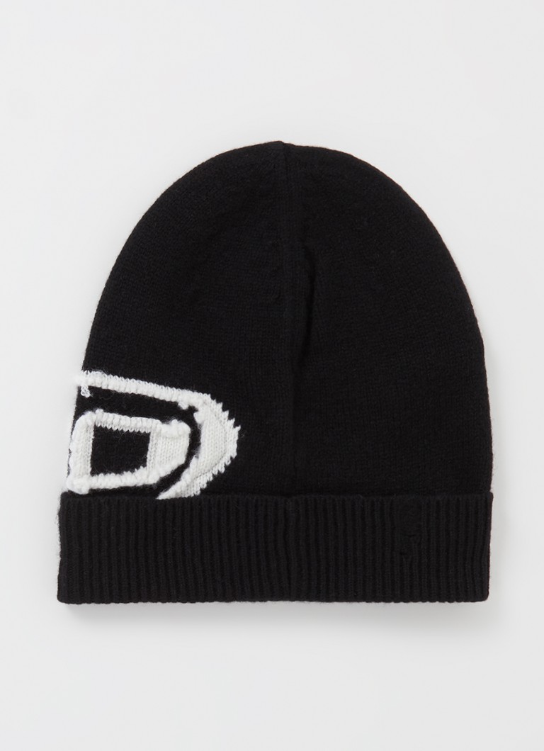 Berretto Diesel K-peel in maglia fine con logo