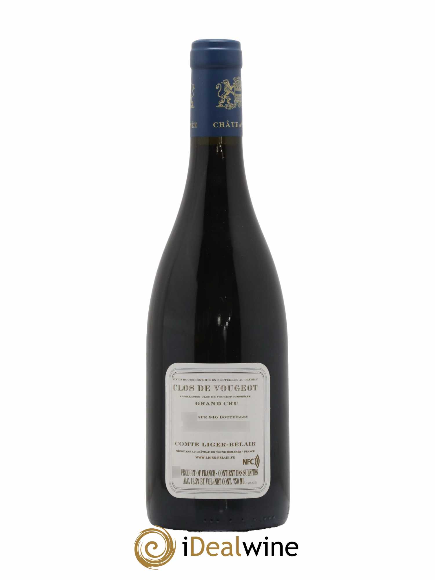Clos de Vougeot Grand Cru Comte Liger-Belair (Domaine du)  2015 - Lot de 1 Bouteille