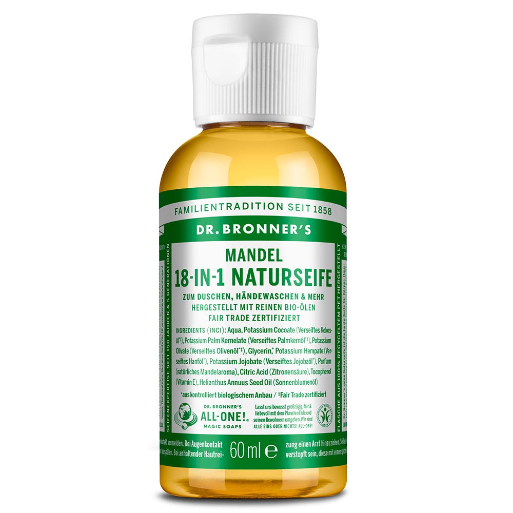 Dr. Bronner's 18-in-1 Naturseife Mandel 60 ml