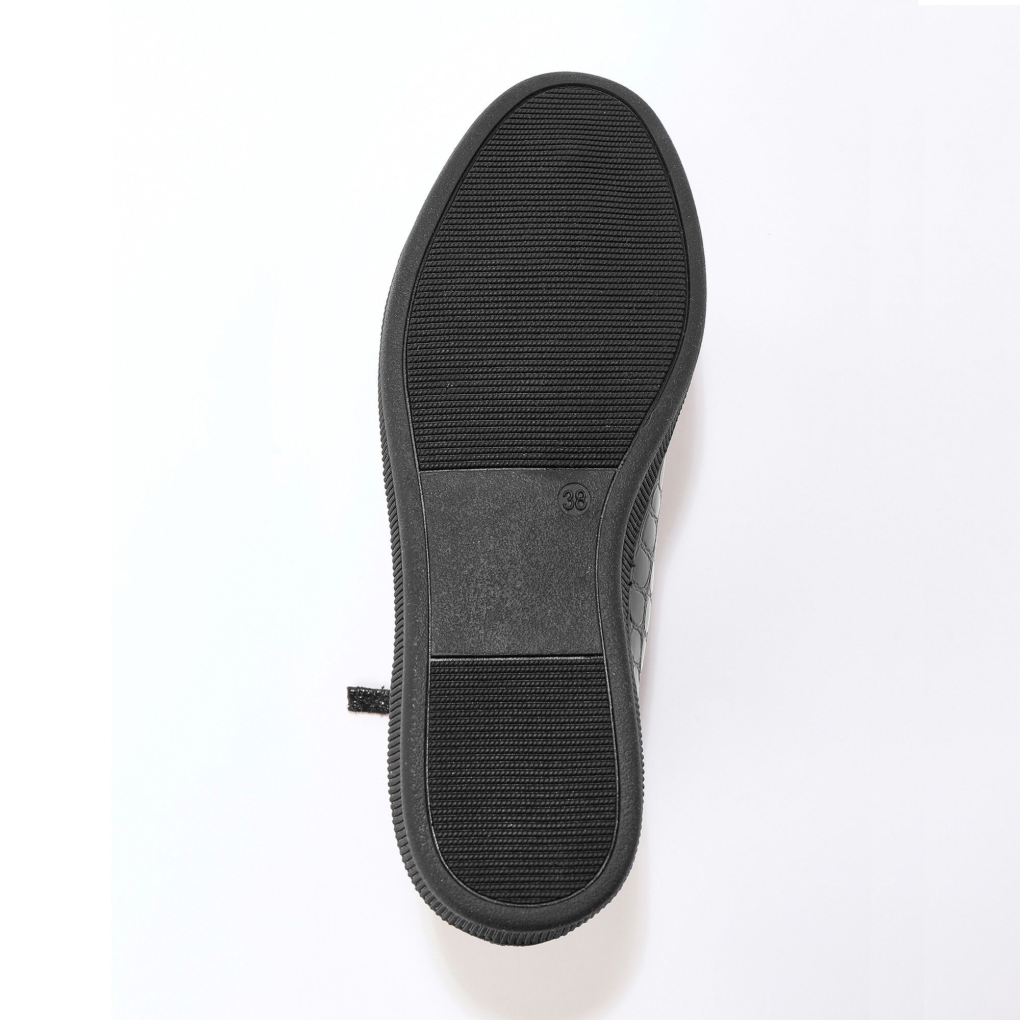 Basket montantes zippées en cuir souple effet croco