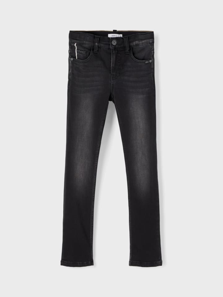 name it Stretch Jeans Slim Fit NKMTHEO in Schwarz günstig kaufen