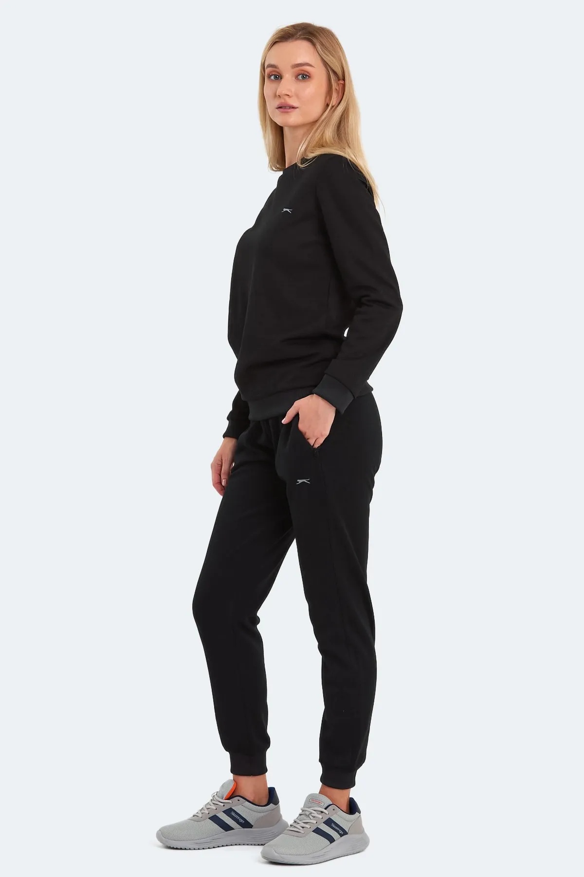 Slazenger  Damen-Trainingsanzug Schwarz