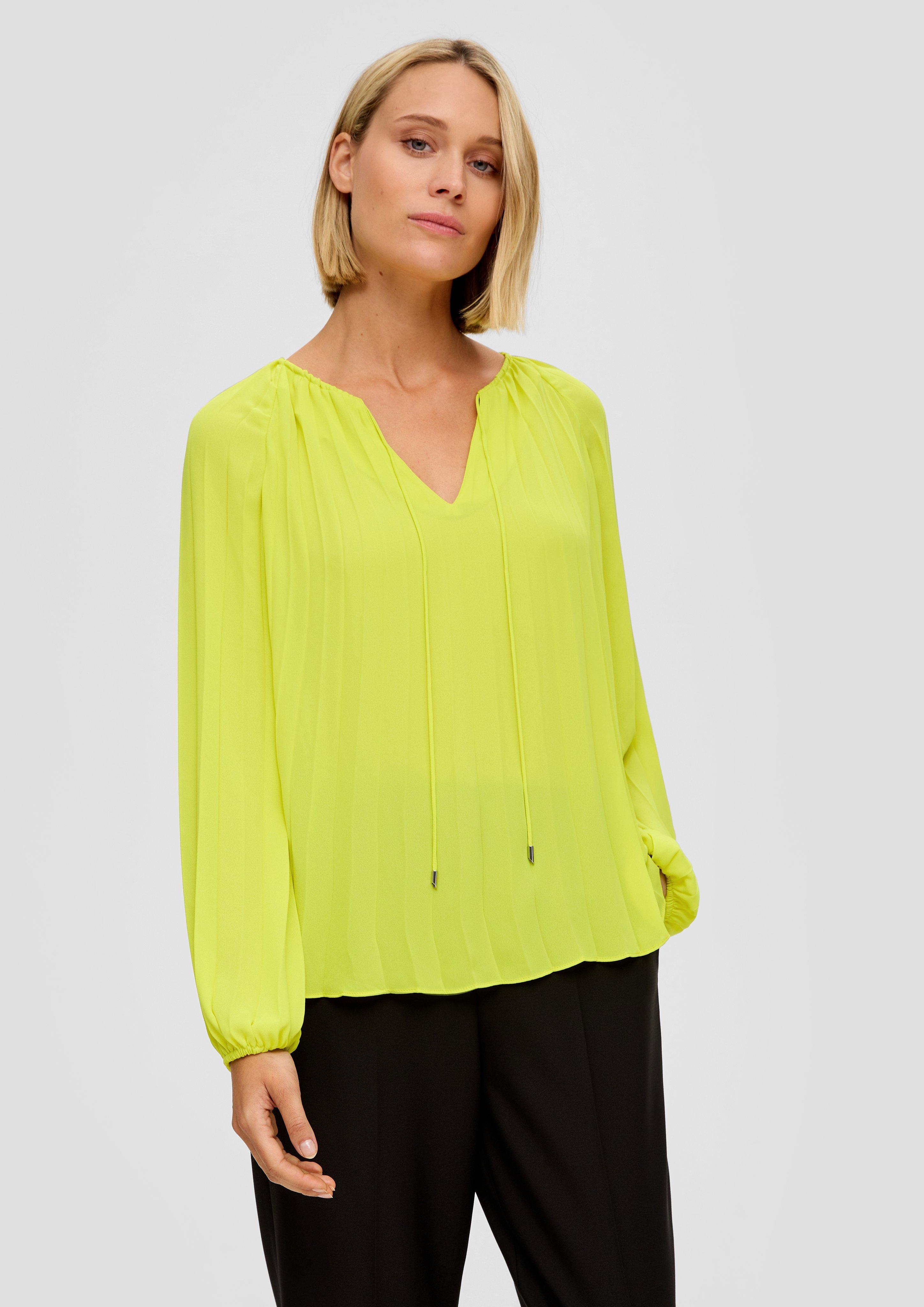 Plisseebluse aus Chiffon  2136140-1174
