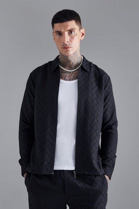 Smartes Overshirt mit Reißverschluss