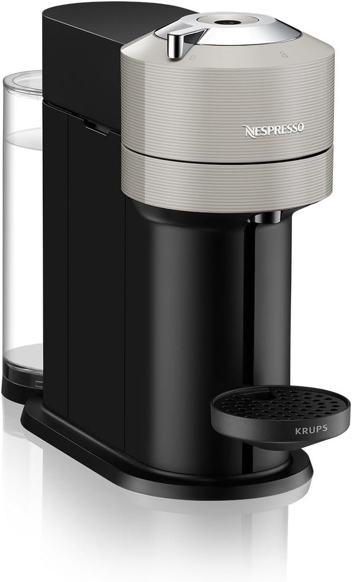 Krups Kapselmaschine XN910B Vertuo Next, 1,1 L Wassertank, Kapselerkennung durch Barcode, 6 Tassengrößen, Power-Off Funktion, 54 % aus recyceltem Kunststoff