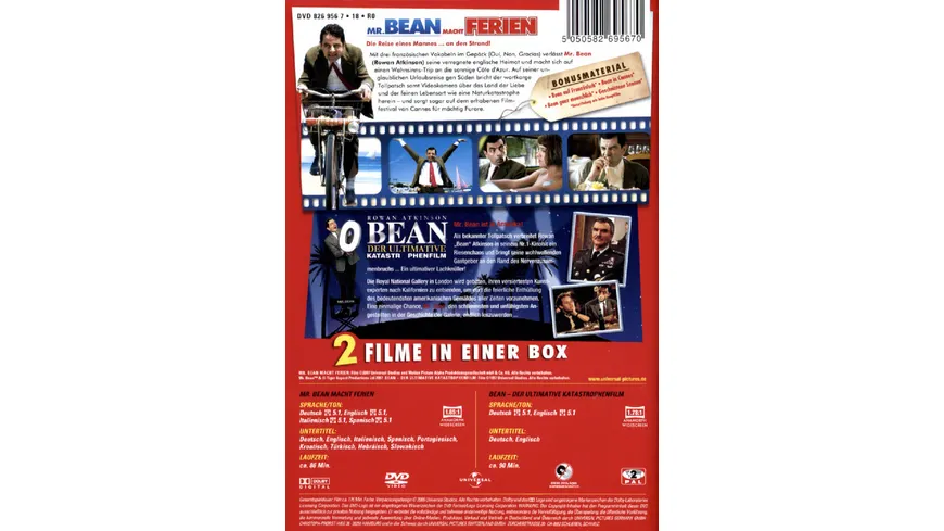 Mr. Bean macht Ferien / Bean - Der ultimative Katastrophenfilm  [2 DVDs]