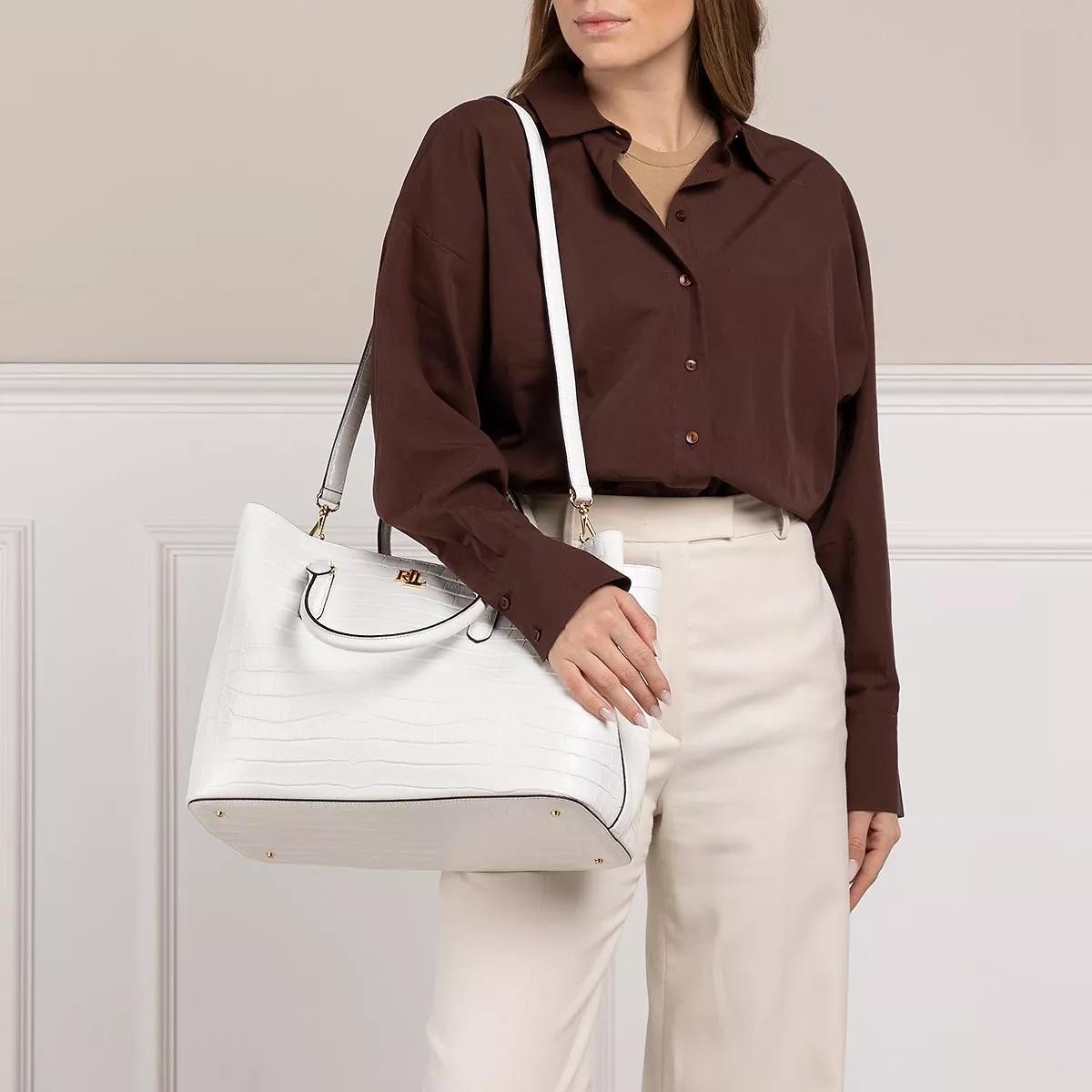 RALPH LAUREN Handtaschen weiss Tote