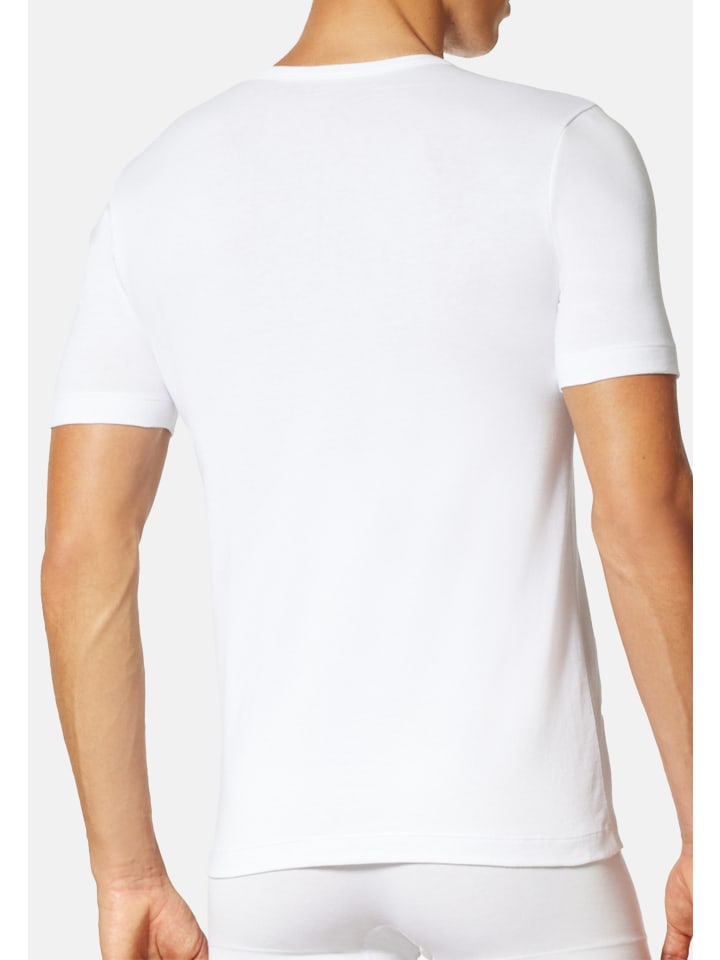 UNCOVER BY SCHIESSER Unterhemd / Shirt Kurzarm Basic in Weiß günstig kaufen