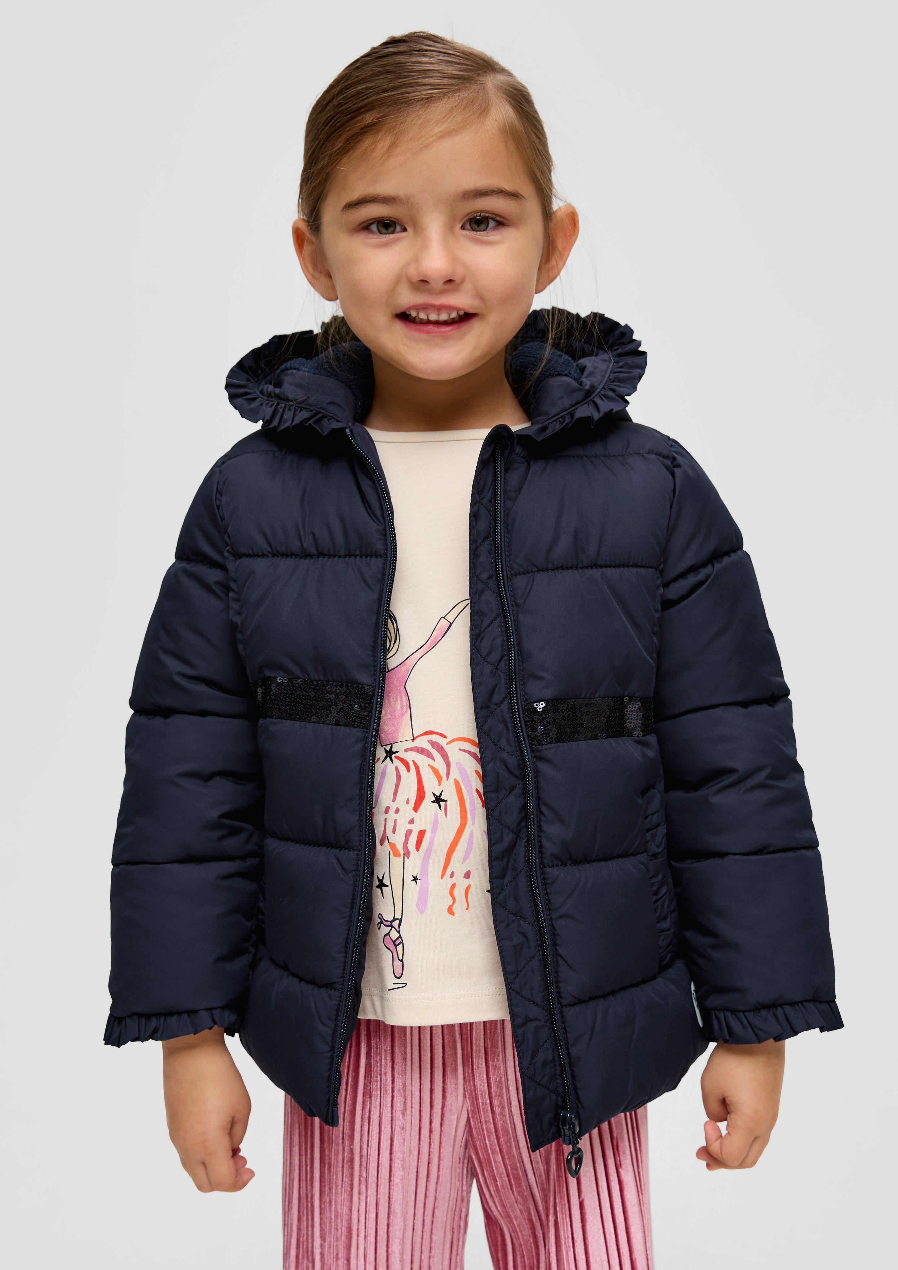 Steppjacke mit Pailletten  2132161-5952