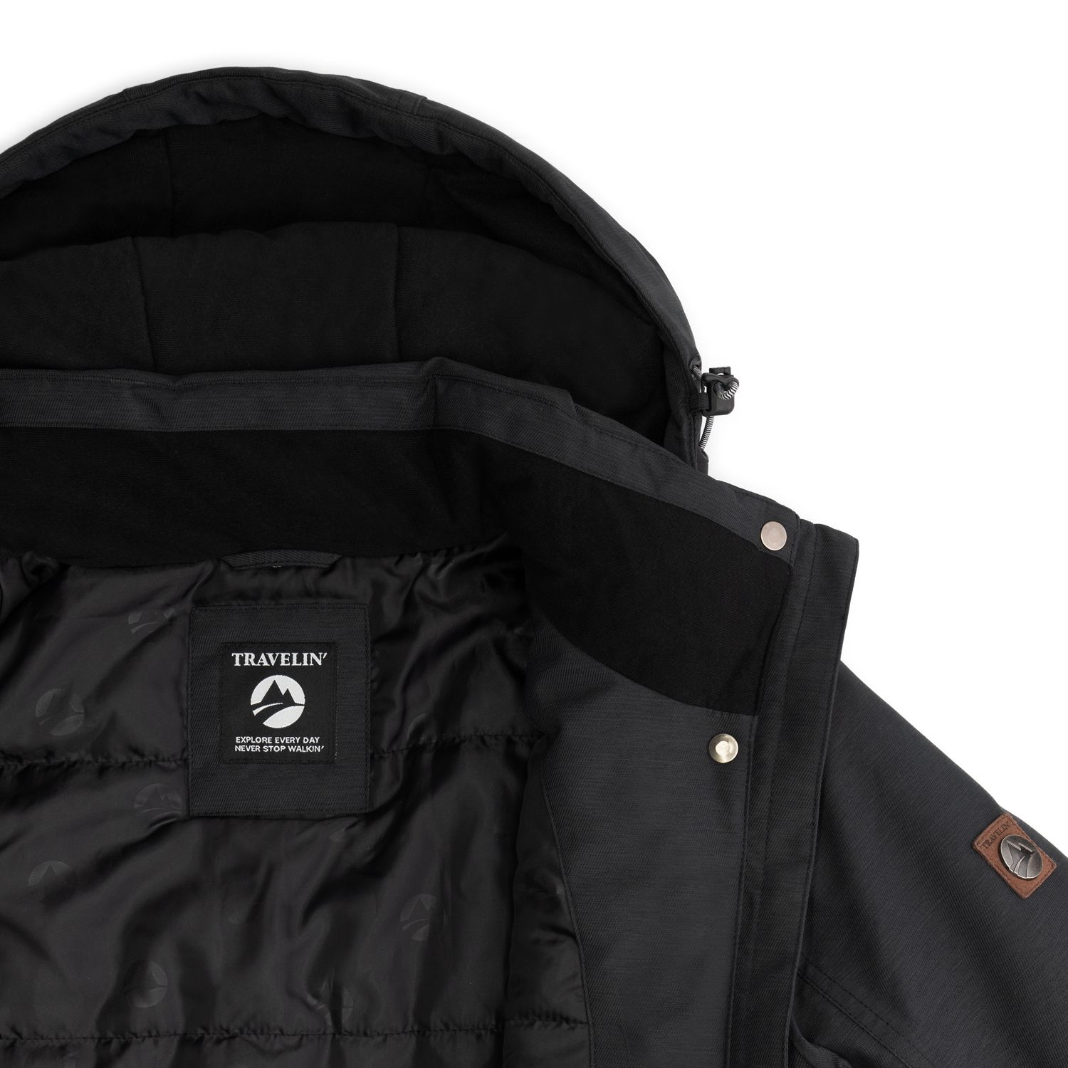 Travelin' Meya Black Damen Jacke
