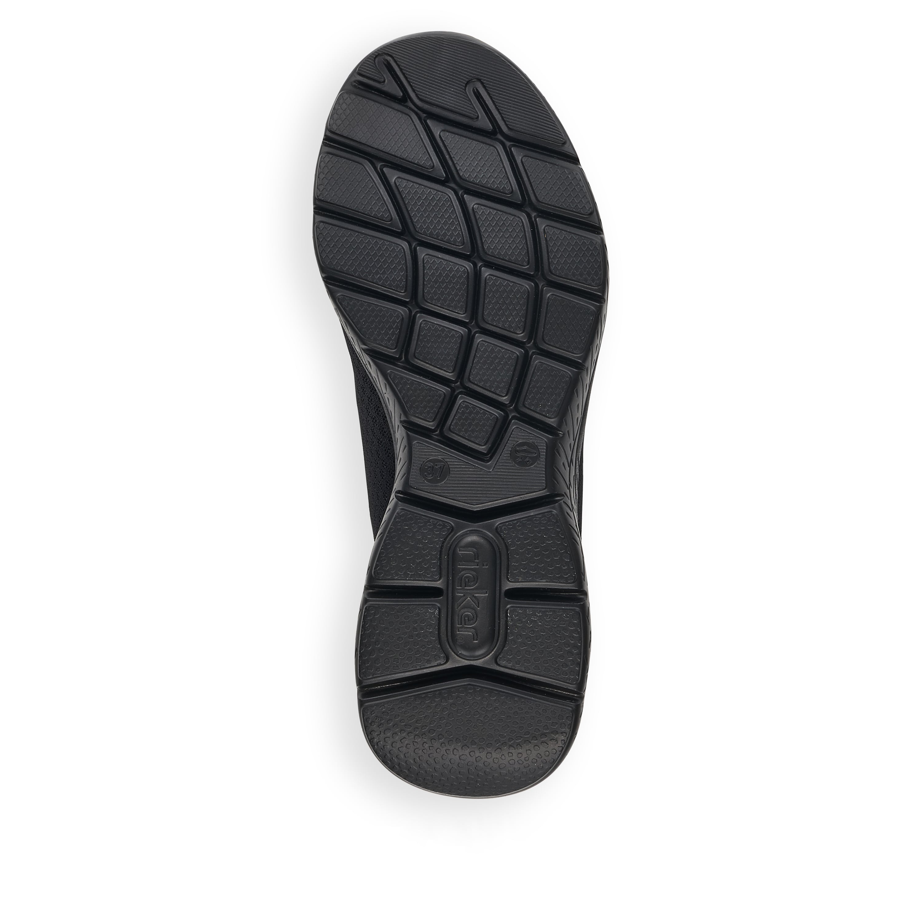 Rieker Damen Slipper tiefschwarz