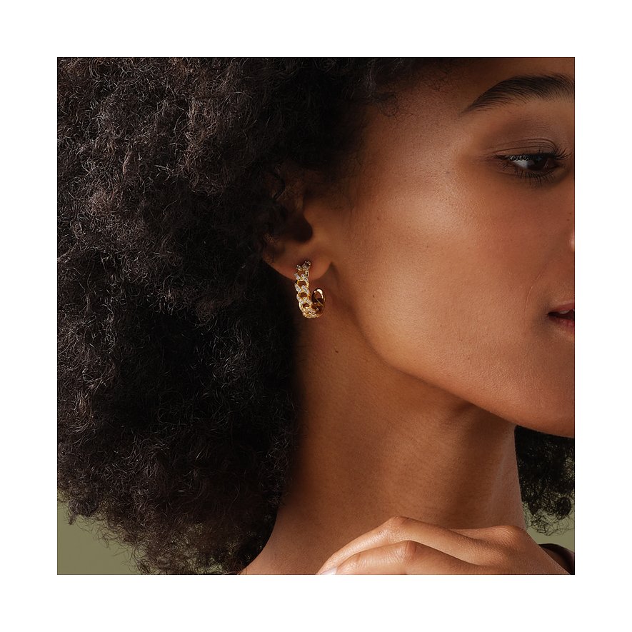 JETTE Ohrstecker GLITTER CHAIN