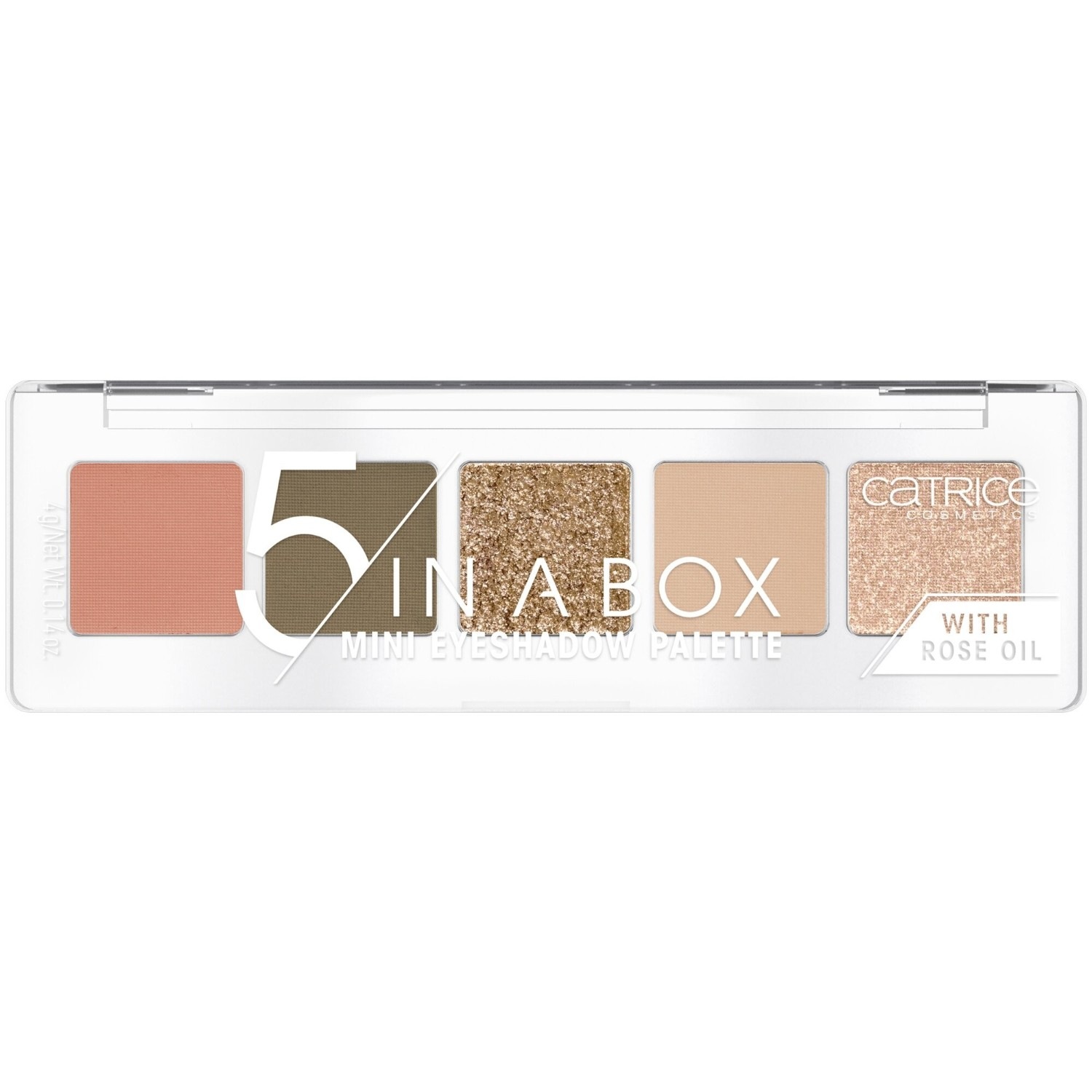 Catrice 5 In A Box Mini Eyeshadow Palette 020 Soft Rose Look
