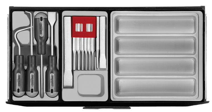 Teng Tools 122390125 MEGA MASTER Toolset TCMM1011NBK Wózek narzędziowy 1226-częściowy „Black Edition”