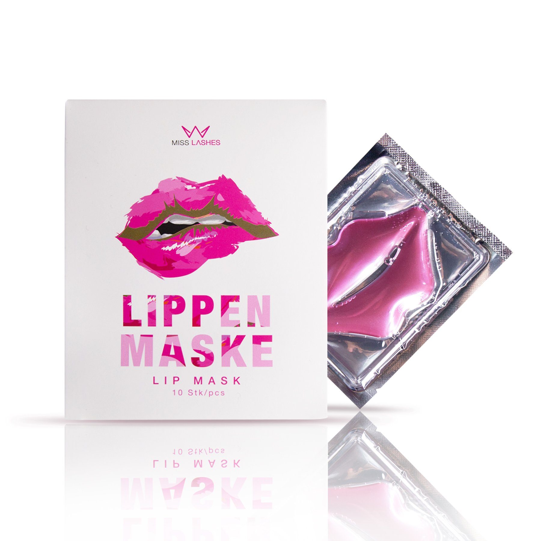 Miss Lashes Lippenmaske Miss Lashes Lippenmaske 10 Stück, 1-tlg.