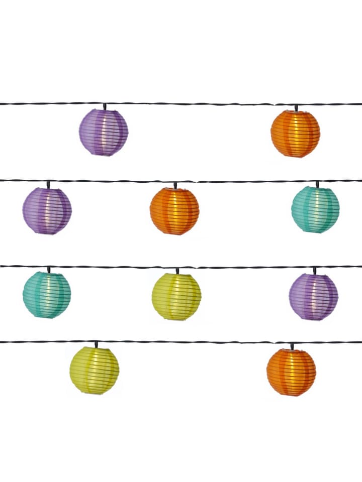 MARELIDA LED Solar Lichterkette Lampions L: 4,5m in bunt günstig kaufen onesize