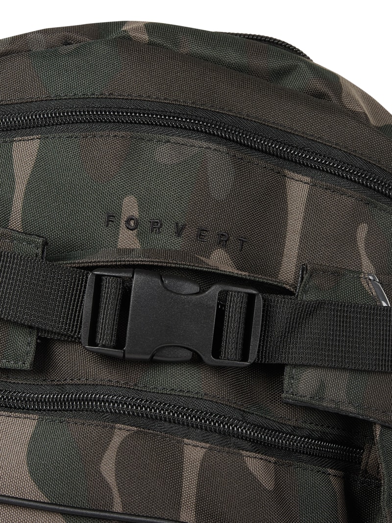 Rucksack mit Camouflage-Muster Modell 'Louis' in anthrazit