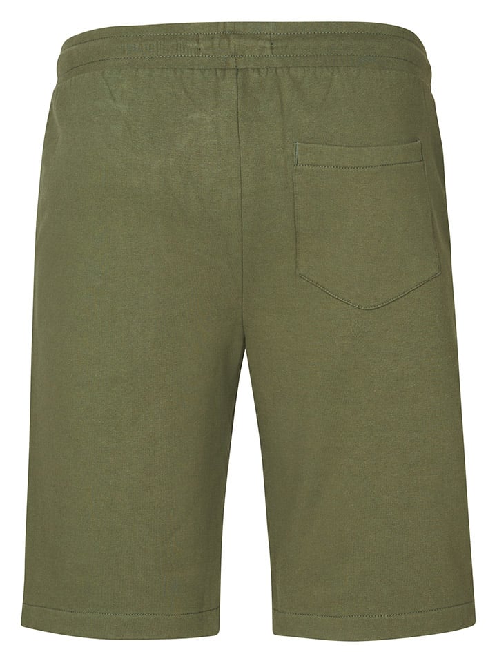 Petrol Sweatshorts in Khaki günstig kaufen