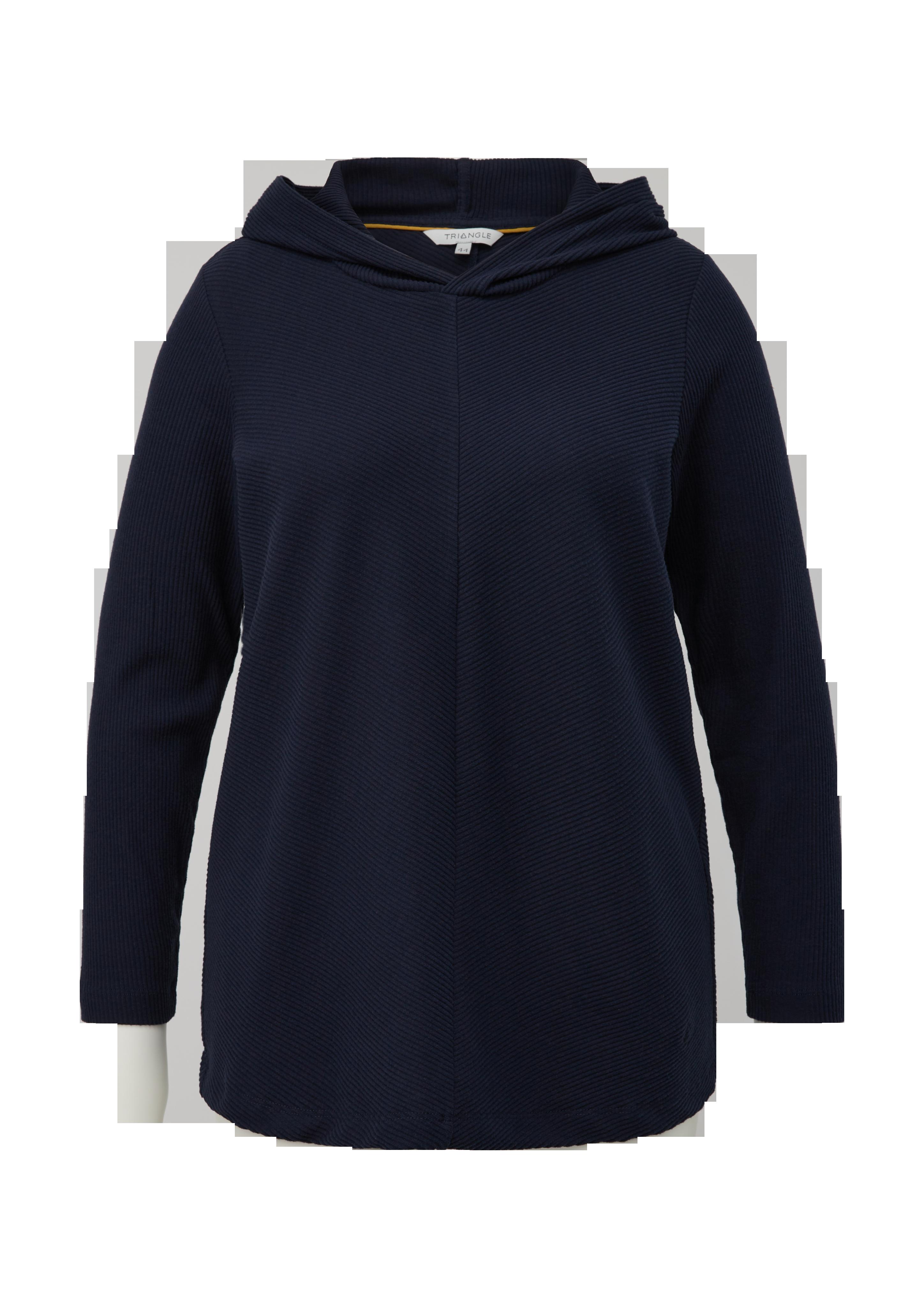 Weiches Kapuzenshirt in Rippstruktur  2135935-5959