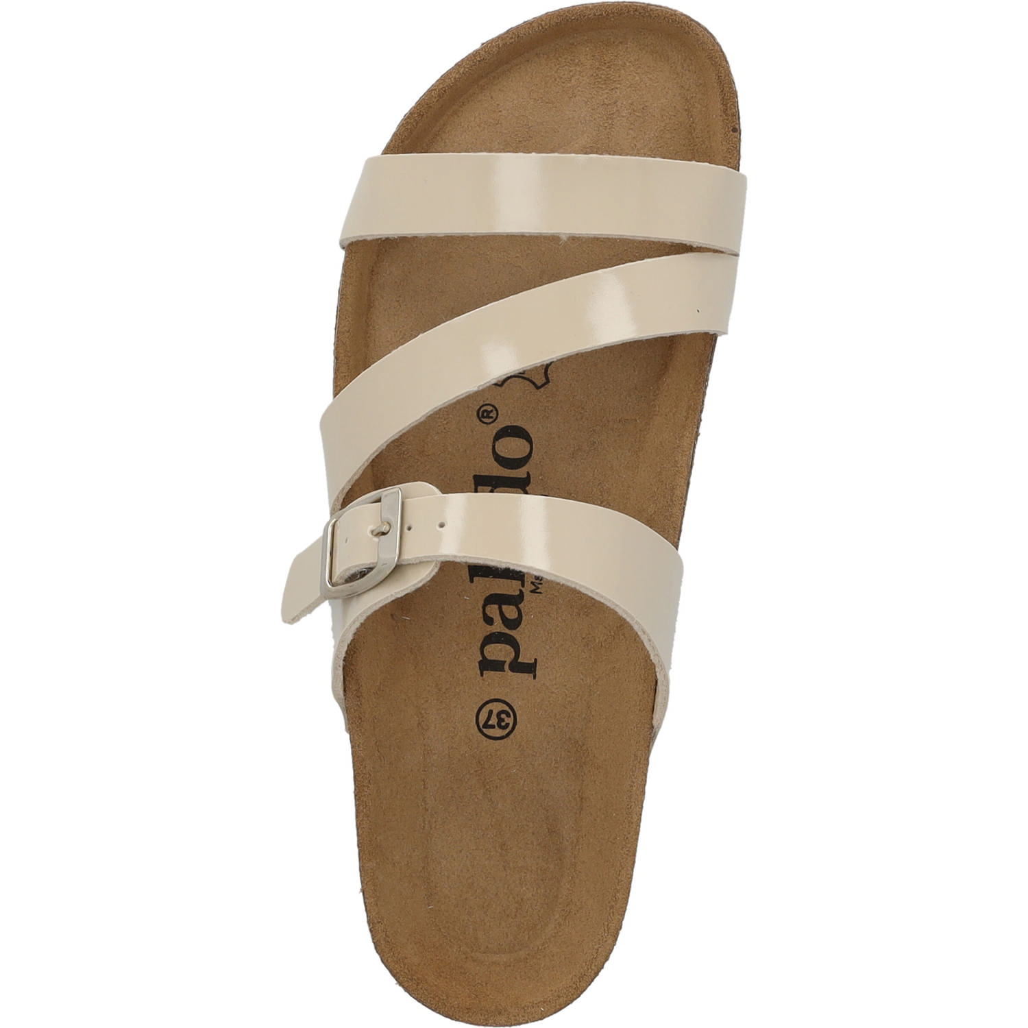 Palado Ikaria Lack, Pantoletten, Damen, Beige/Beige