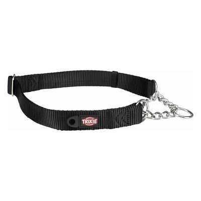 Trixie Premium Zug-Stopp Halsband Schwarz