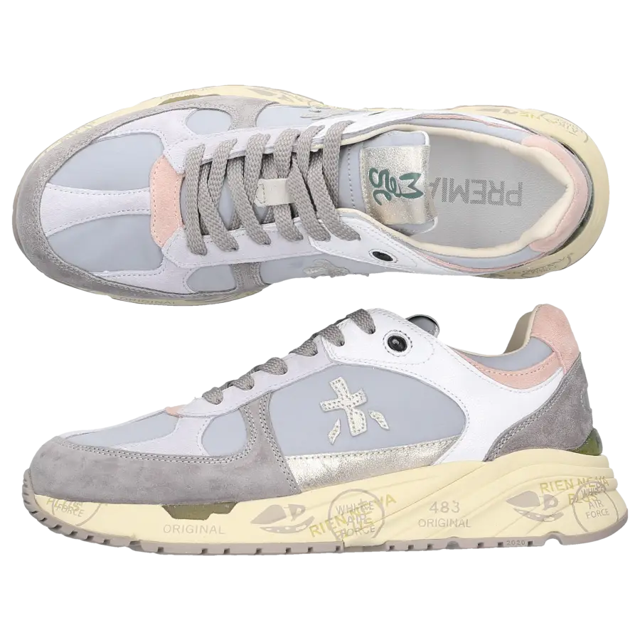 Premiata - Sneaker low MASED Veloursleder - grau