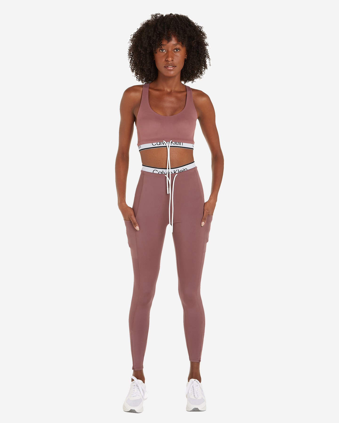 Elastická športová podprsenka Calvin Klein Sport Coulisse W 00GWS4K181LKO