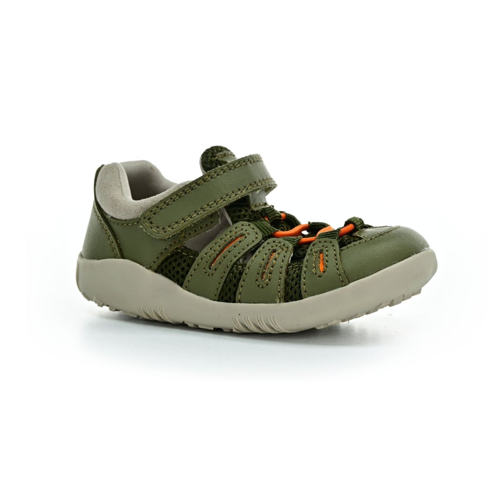 Bobux Summit Burnt Olive   Fog Barfußsandalen
