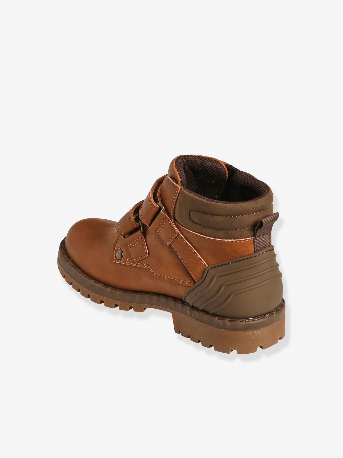 Bottines scratchées garçon gris