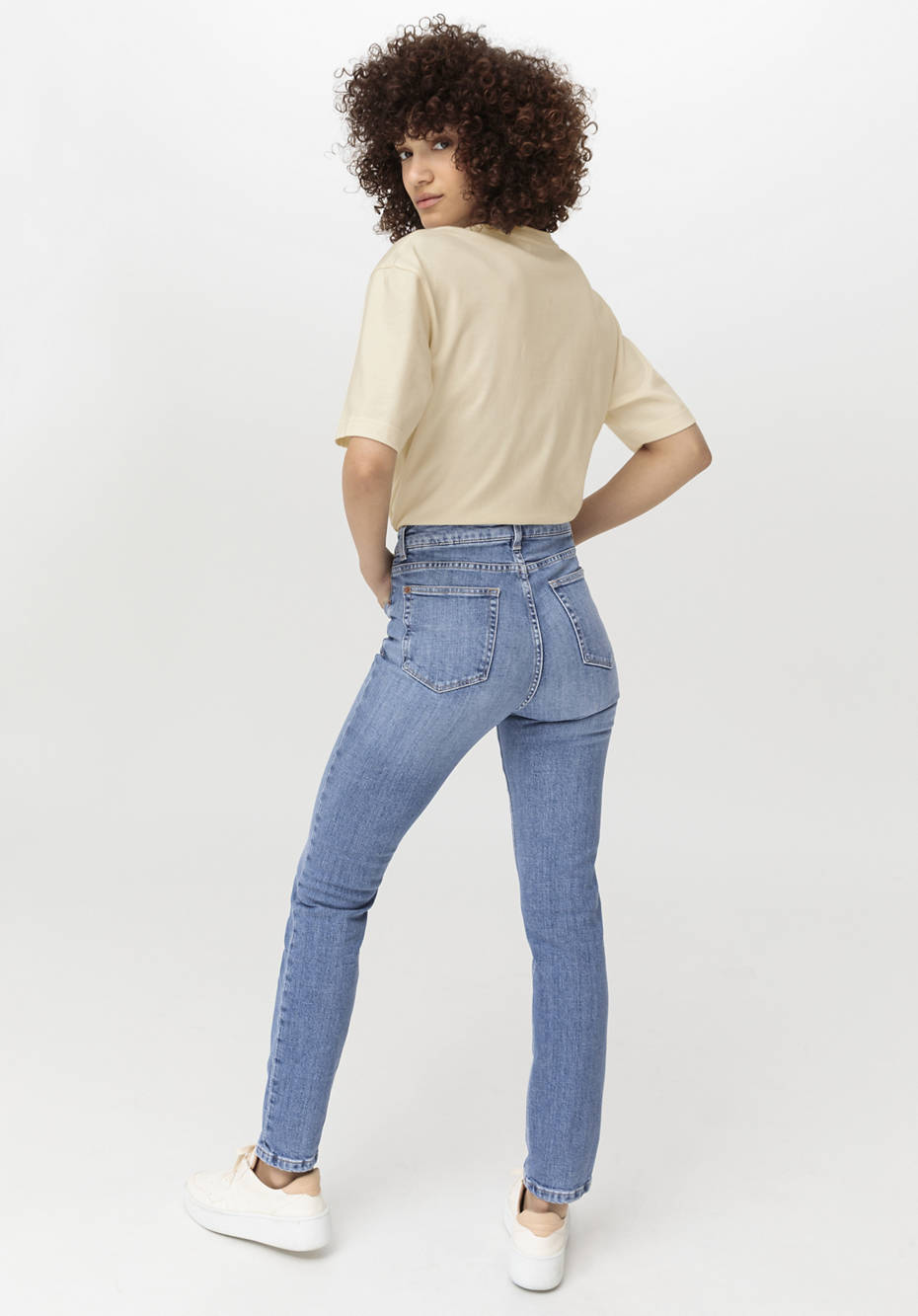 Jeans LINN High Rise Slim aus Bio-Denim