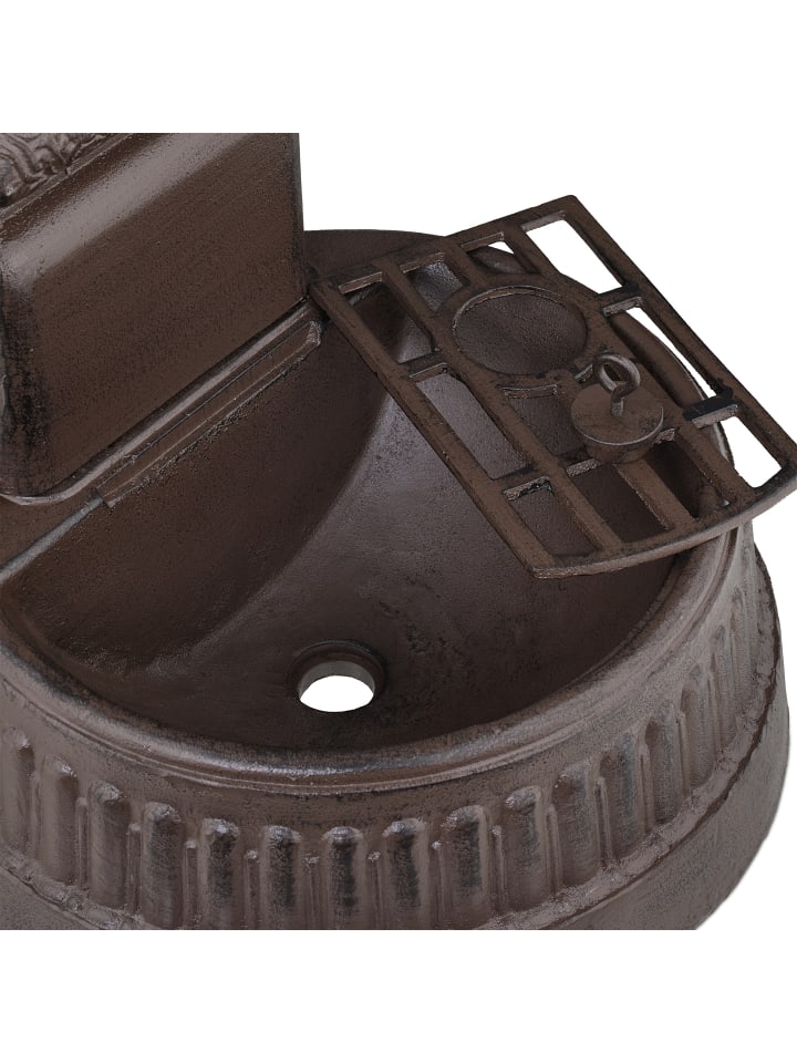relaxdays Standbrunnen in Braun - (B)44,5 x (H)100 x (T)38 cm günstig kaufen onesize