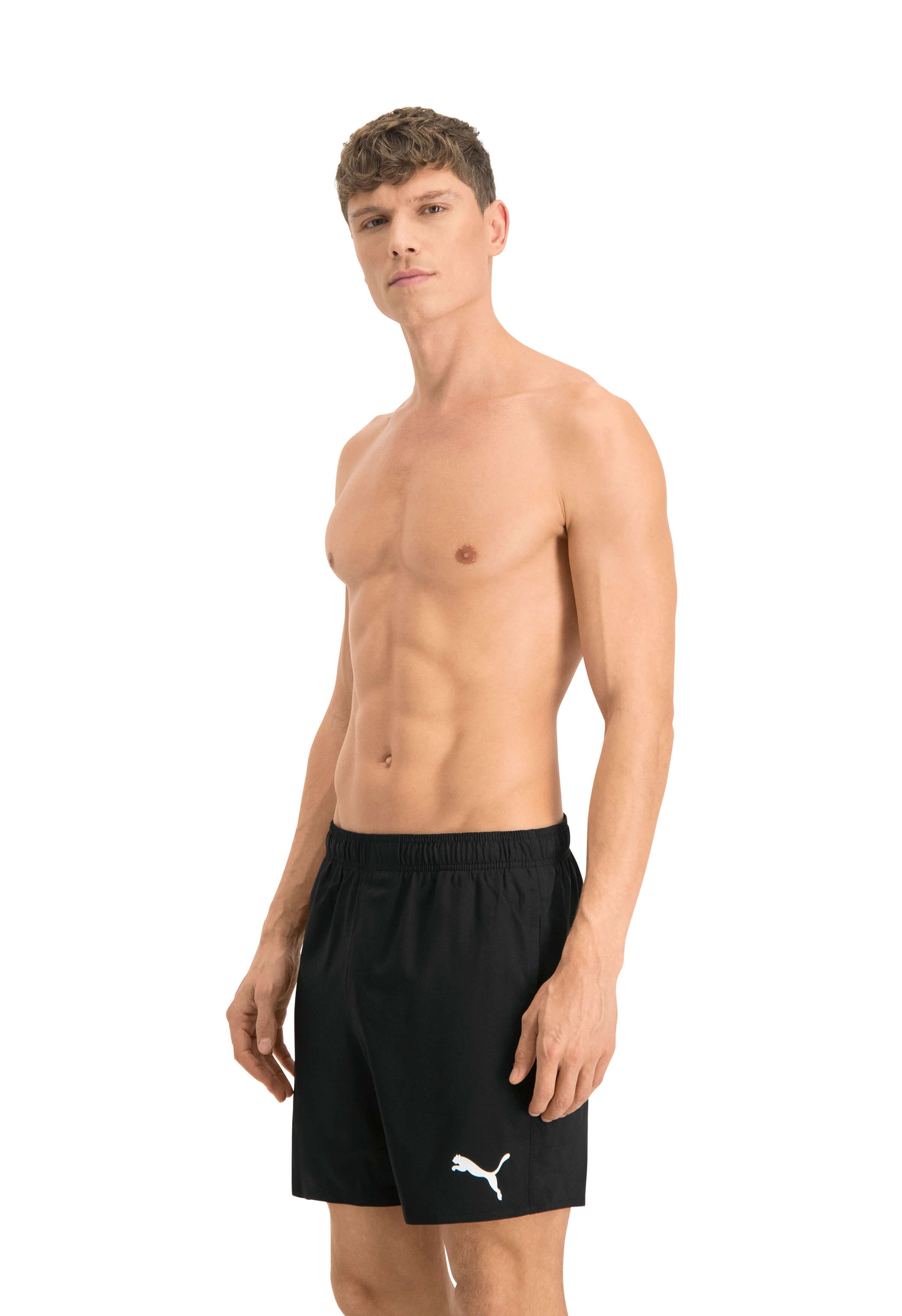 PUMA Mid Shorts schwarze Badehose