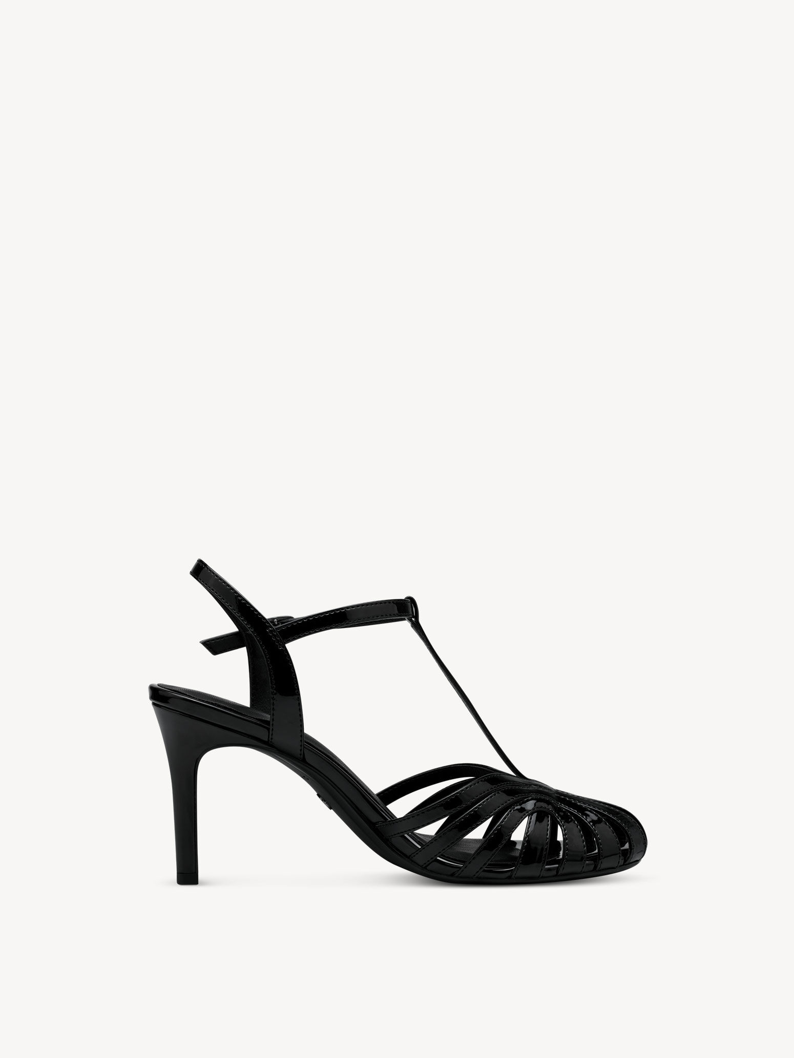 Sandale à talon - noir
