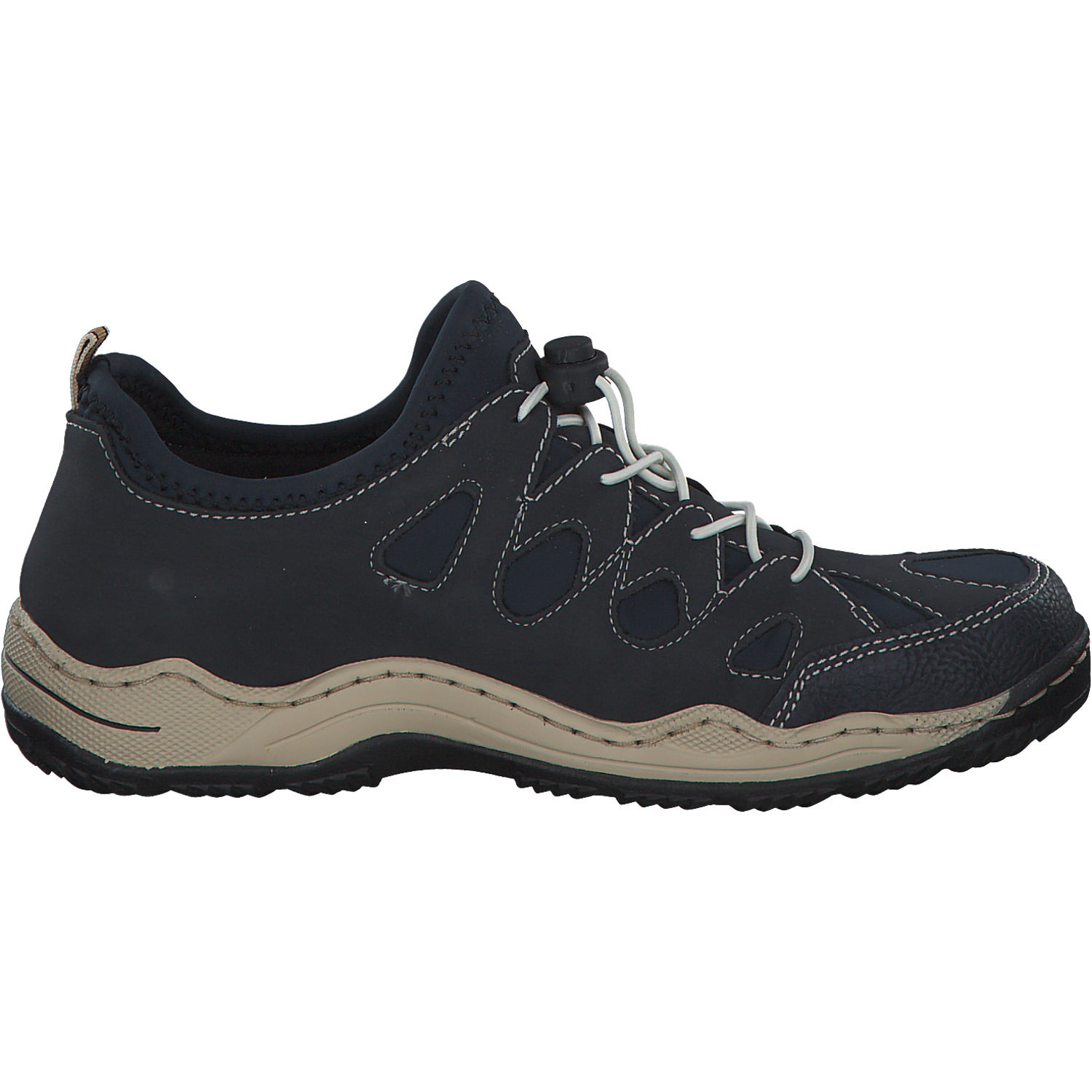 Rieker L0551, Schnürschuhe, Damen, Blau