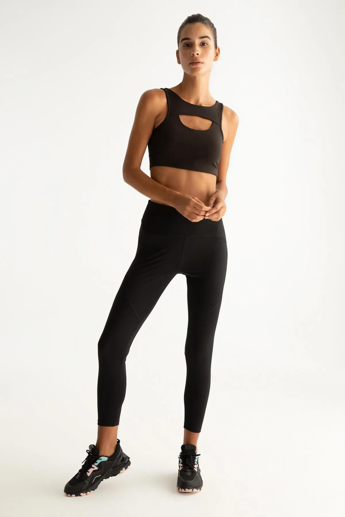 DeFacto  Fit Waist Wrap Athlete Leggings aus schwerem Stoff Z0817az22au