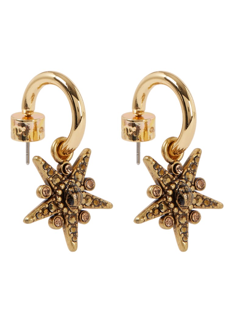 Kurt Geiger Star Huggies hoop earrings with pendant