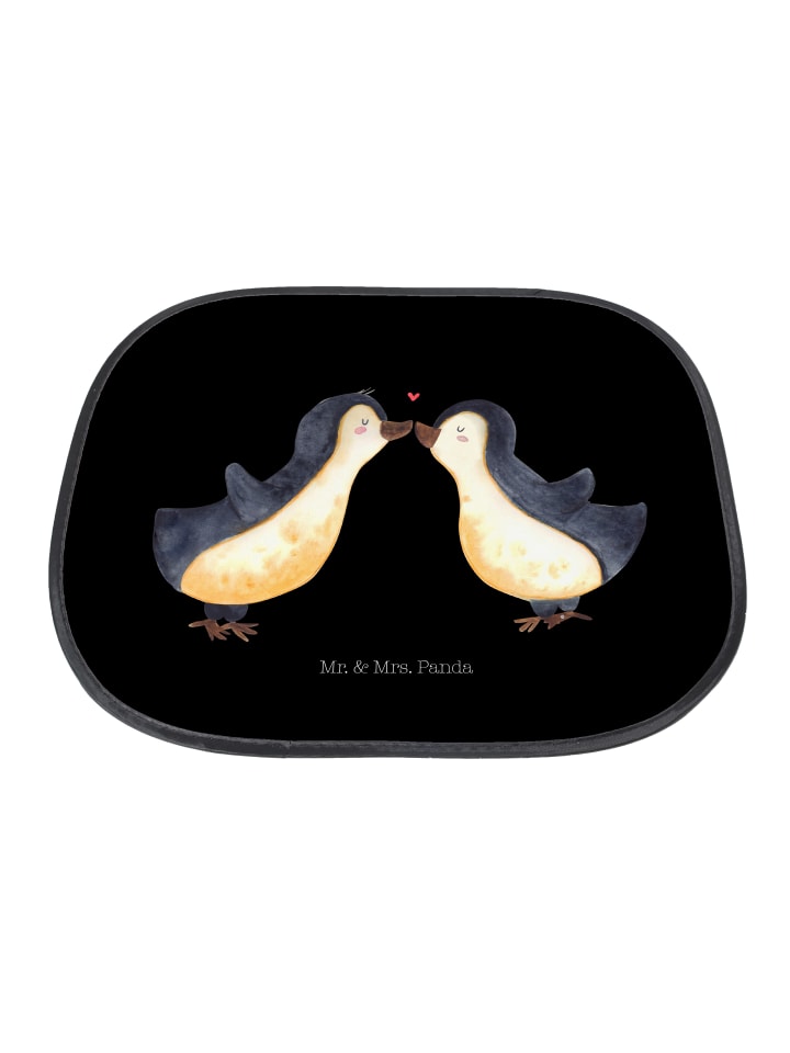 Mr. & Mrs. Panda Auto Sonnenschutz Pinguin Liebe ohne Spruch in Schwarz günstig kaufen onesize