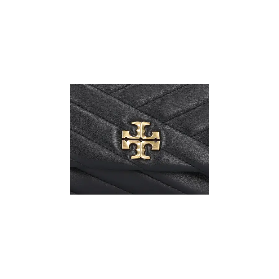 Tory Burch - Handtasche KIRA CHEVRON MINI Kalbsleder - schwarz