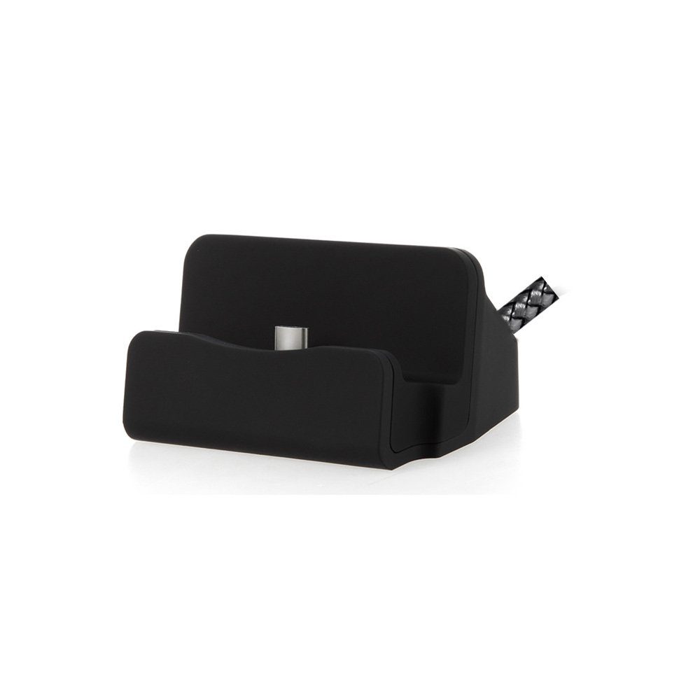 K-S-Trade Smartphone-Dockingstation für Motorola Moto G72, Hochwertige Docking Station Ladestation Synch-Station Tischständer